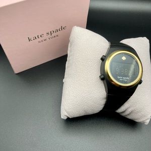 SOLD!! Kate Spade New York Rumsey black silicone digital sports watch